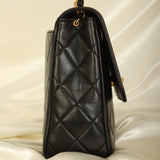 Rare Chanel Lambskin XL Logo Square Flap
