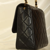 Rare Chanel Lambskin XL Logo Square Flap