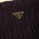 Prada Nylon Ruched Pochette