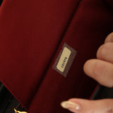 Chanel 1989 Lambskin Crescent Flap