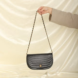 Chanel 1989 Lambskin Crescent Flap