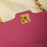 Extremely Rare Chanel 1989 Satin Bijoux Chain Mini Diana