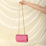 Extremely Rare Chanel 1989 Satin Bijoux Chain Mini Diana