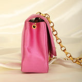 Extremely Rare Chanel 1989 Satin Bijoux Chain Mini Diana