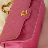 Extremely Rare Chanel 1989 Satin Bijoux Chain Mini Diana