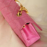 Extremely Rare Chanel 1989 Satin Bijoux Chain Mini Diana