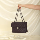 Rare Chanel 2000 Caviar Turnlock Classic Chain Tote