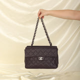 Rare Chanel 2000 Caviar Turnlock Classic Chain Tote