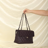 Rare Chanel 2000 Caviar Turnlock Classic Chain Tote