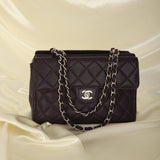 Rare Chanel 2000 Caviar Turnlock Classic Chain Tote