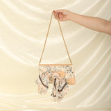 Rare Chanel Coco Mademoiselle Satin Scarf Pochette