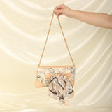 Rare Chanel Coco Mademoiselle Satin Scarf Pochette