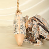 Rare Chanel Coco Mademoiselle Satin Scarf Pochette