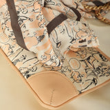 Rare Chanel Coco Mademoiselle Satin Scarf Pochette