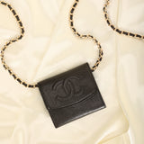 Chanel Caviar Cardholder on Chain