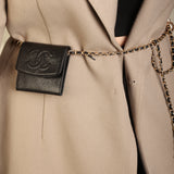 Chanel Caviar Cardholder on Chain