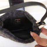 Fendi Wool Micro Croissant