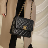 Chanel Caviar Square Flap Bag