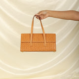 Rare Celine Triomphe Leather Flap Tote