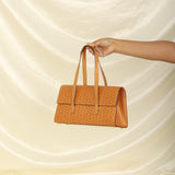 Rare Celine Triomphe Leather Flap Tote