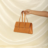 Rare Celine Triomphe Leather Flap Tote