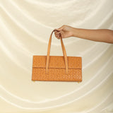 Rare Celine Triomphe Leather Flap Tote