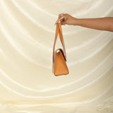 Rare Celine Triomphe Leather Flap Tote