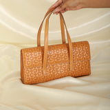 Rare Celine Triomphe Leather Flap Tote