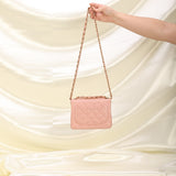 Rare Chanel 2003 Caviar Mini Square Classic Flap