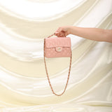 Rare Chanel 2003 Caviar Mini Square Classic Flap