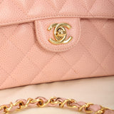 Rare Chanel 2003 Caviar Mini Square Classic Flap