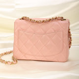 Rare Chanel 2003 Caviar Mini Square Classic Flap