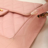 Rare Chanel 2003 Caviar Mini Square Classic Flap