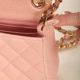 Rare Chanel 2003 Caviar Mini Square Classic Flap