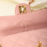 Rare Chanel 2003 Caviar Mini Square Classic Flap