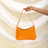 Bottega Veneta Patent Intrecciato Flap Shoulder Bag