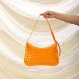 Bottega Veneta Patent Intrecciato Flap Shoulder Bag
