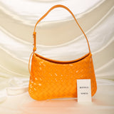 Bottega Veneta Patent Intrecciato Flap Shoulder Bag