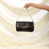 Rare Celine Boxcalf Triomphe Chain Pochette