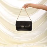 Rare Celine Boxcalf Triomphe Chain Pochette