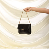 Rare Celine Boxcalf Triomphe Chain Pochette