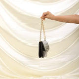 Rare Celine Boxcalf Triomphe Chain Pochette
