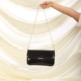 Rare Celine Boxcalf Triomphe Chain Pochette