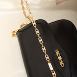 Rare Celine Boxcalf Triomphe Chain Pochette