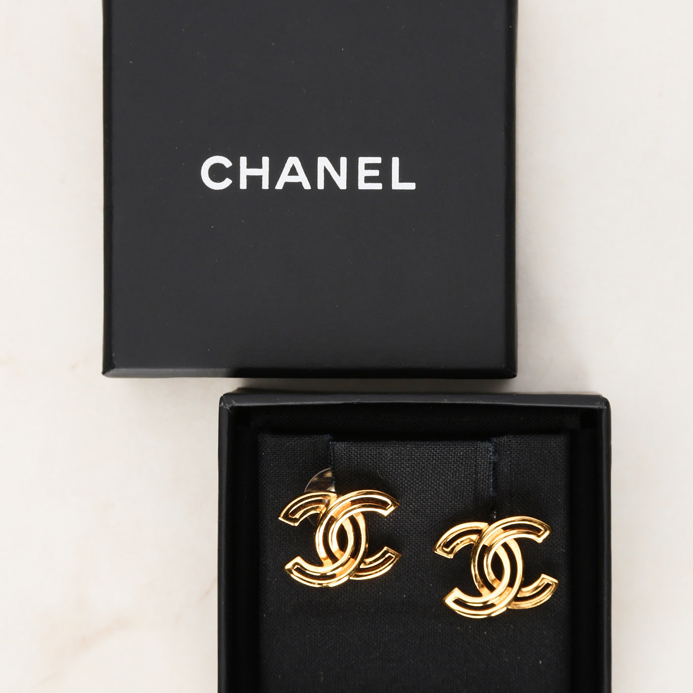 Chanel 2020 CC Stud Earrings