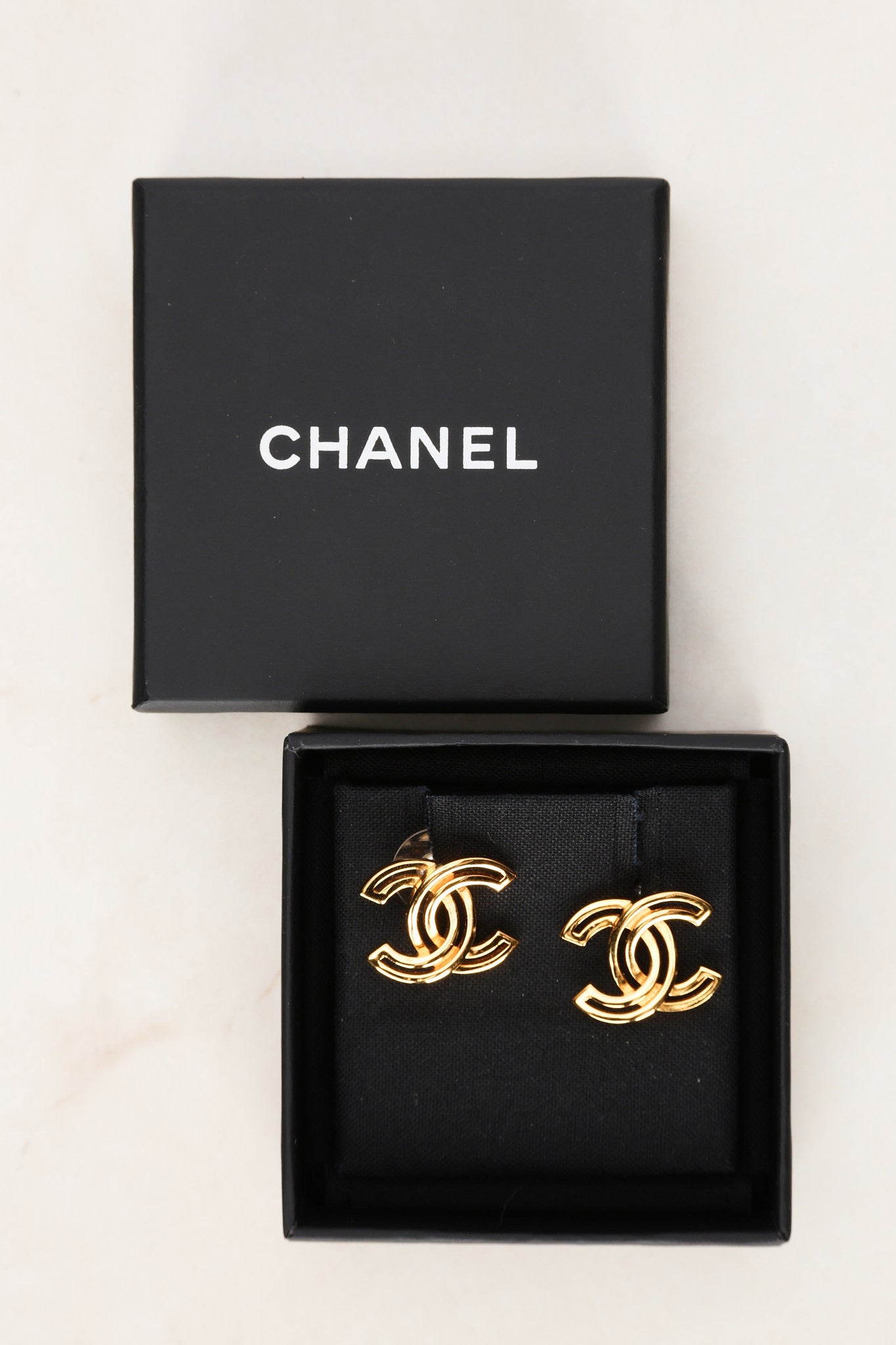 Chanel 2020 CC Stud Earrings