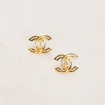Chanel 2020 CC Stud Earrings