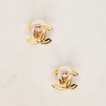Chanel 2020 CC Stud Earrings