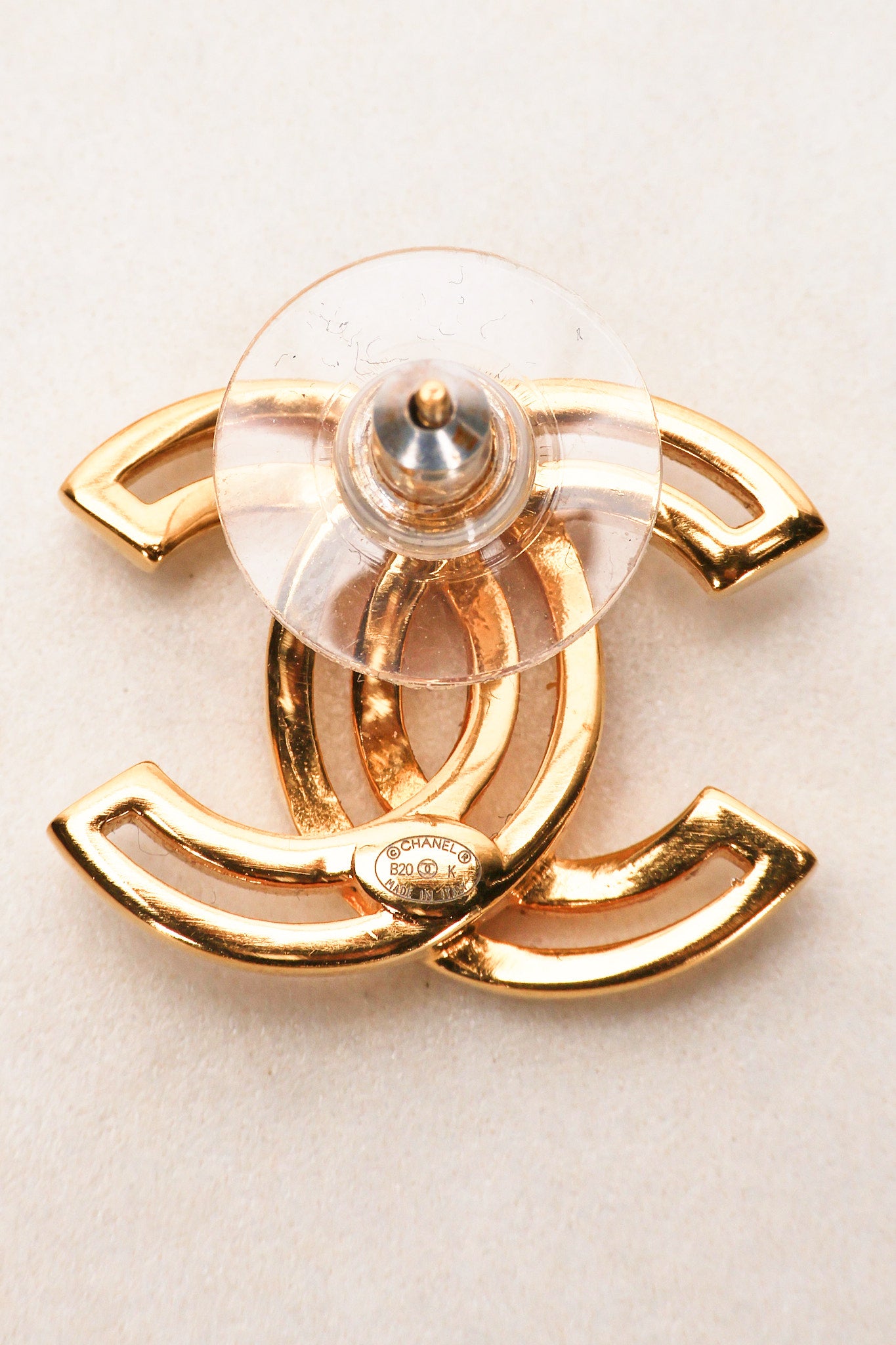 Chanel 2020 CC Stud Earrings