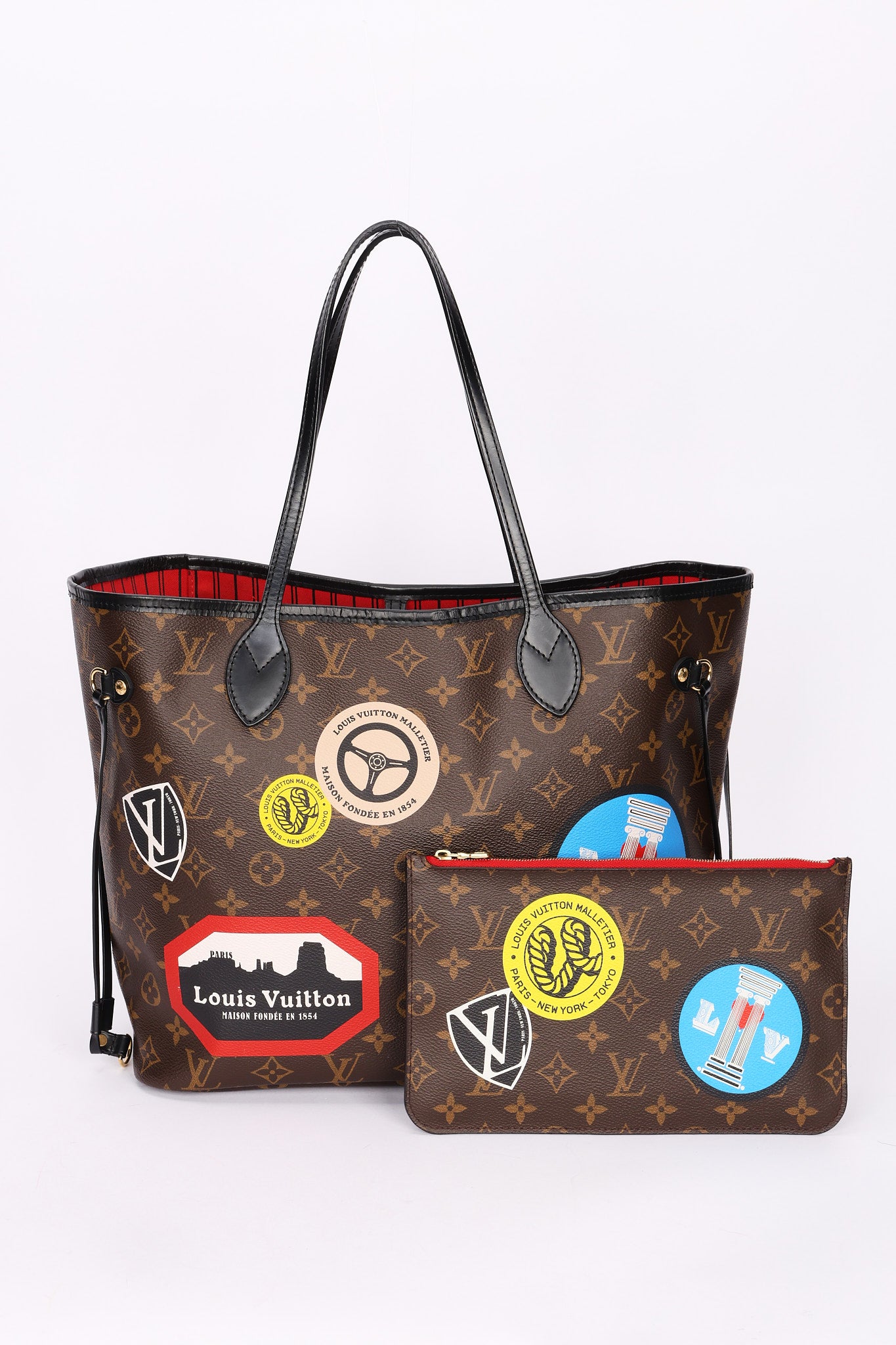 Louis Vuitton Monogram World Tour Neverfull MM